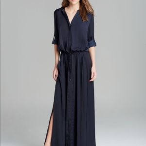 VINCE Maxi shirt dress